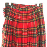 Vintage Real Scottish Plaid Maxi Skirt - Rad Treasures