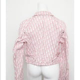 VTG Christian Dior Pink and White Trotter Jacket - Rad Treasures