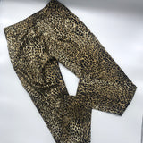 Vintage Silk Leopard Cigarette Pants - Rad Treasures