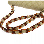 CHANEL CC Quilted Tortoise Chain Jumbo Bag - Rad Treasures