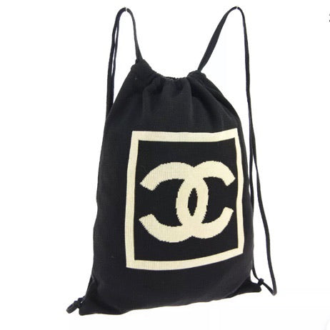 Chanel Sport Line Cotton Drawstring Backpack – Rad Treasures