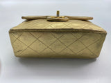 Chanel Mini Square Flap Bag in Gold