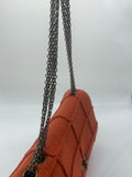 Chanel Orange Jumbo Flap Bag - Rad Treasures