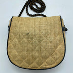 Vintage Chanel Straw Crossbody Bag - Rad Treasures
