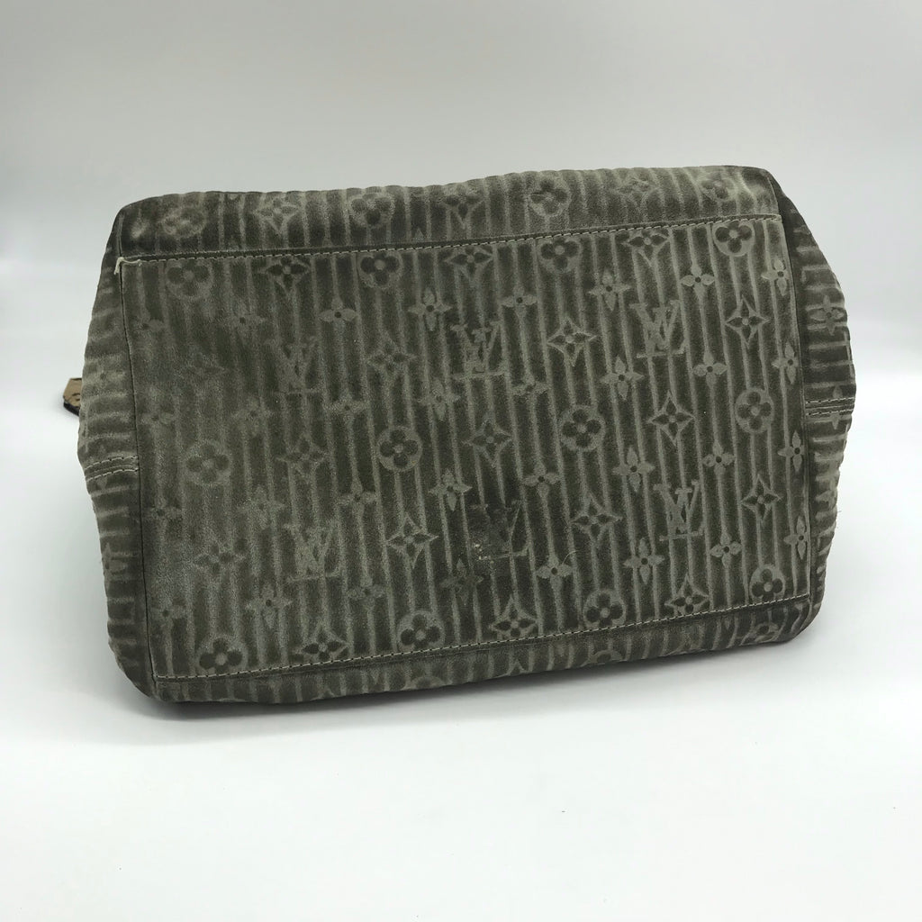 Louis Vuitton Whisper Bag Monogram Suede and Python GM at 1stDibs
