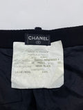 Chanel logo ribbon tailored trousers