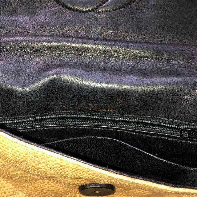 Vintage Chanel Straw Crossbody Bag – Rad Treasures