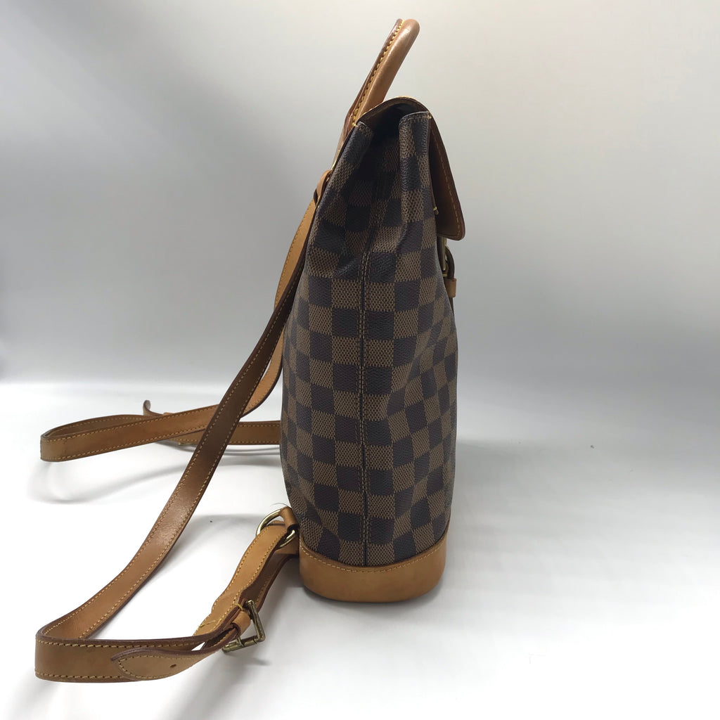 Louis Vuitton Backpack Limited Edition Damier Ebene Canvas