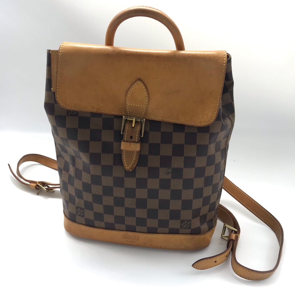 authentic louis vuitton damier soho backpack bag Louis Vuitton Damier Limited Edition Centanaire Soho Backpack – Rad Treasures