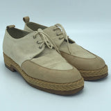Kenzo Oxford Canvas Shoes in Camel and Tan - Rad Treasures